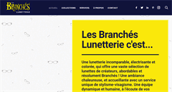 Desktop Screenshot of lesbrancheslunetterie.ca